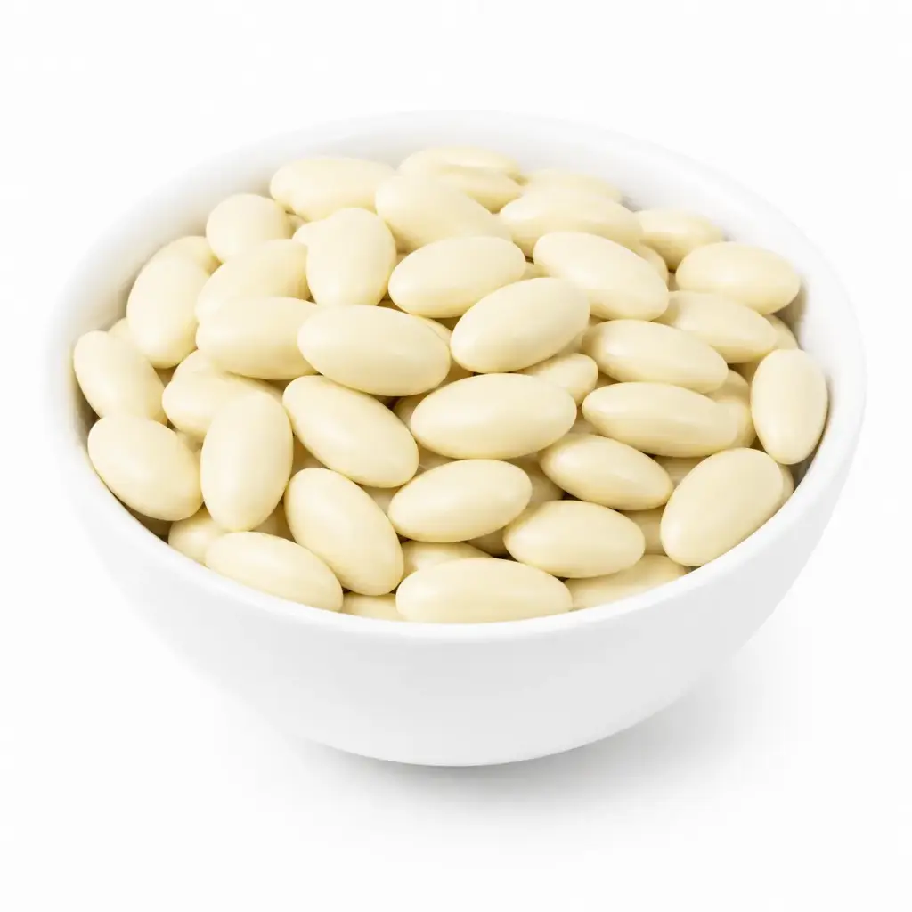 Almendra con Chocolate Blanco
