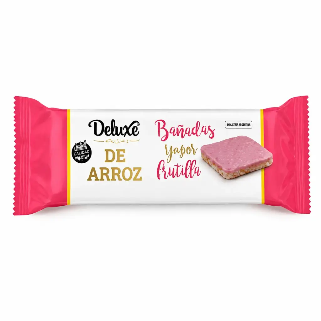 GALLETA BAÑADA YOGUR FRUTILLA DELUXE x 115G 