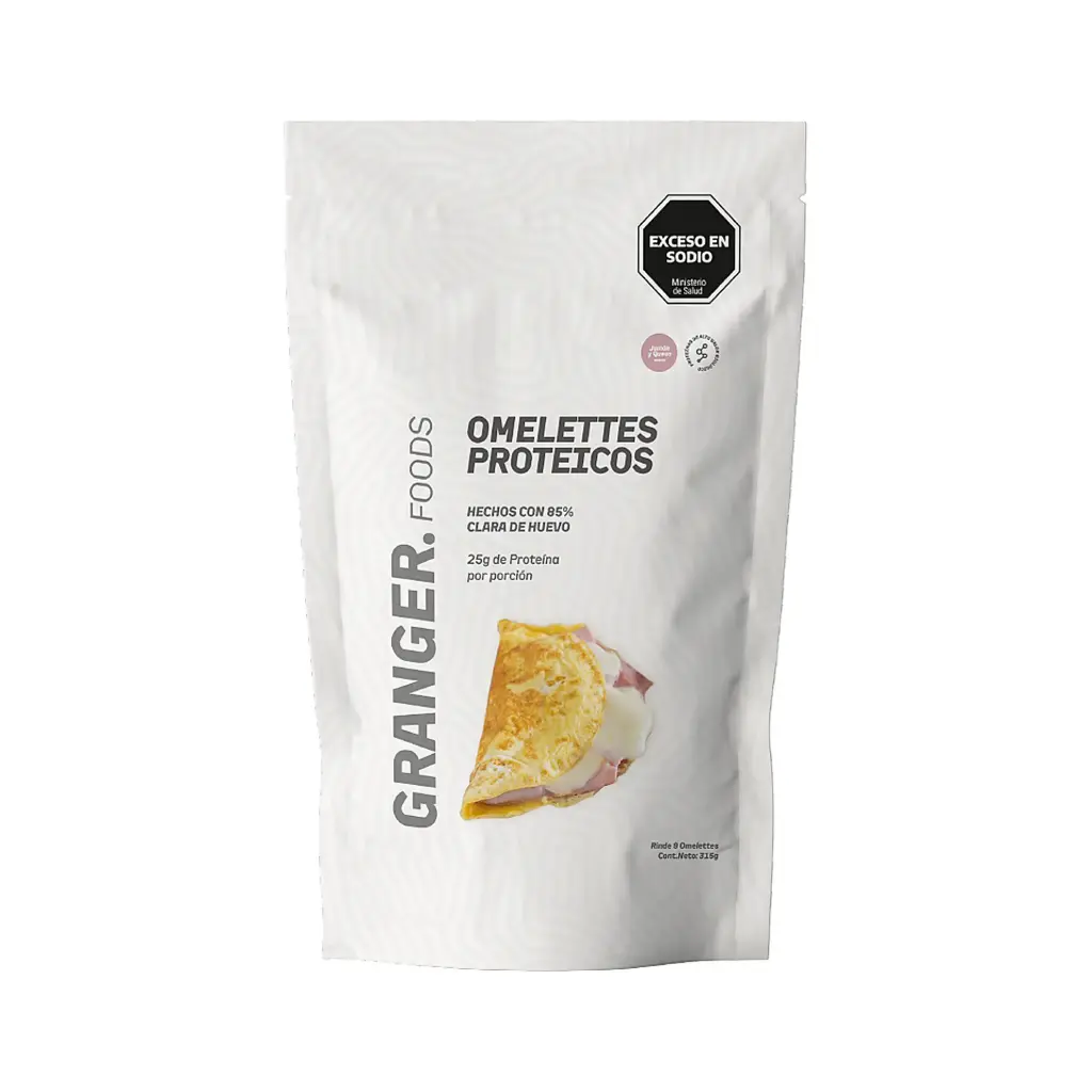 OMELETTE PROTEICO JAMON Y QUESO "GRANGER" x 210G 