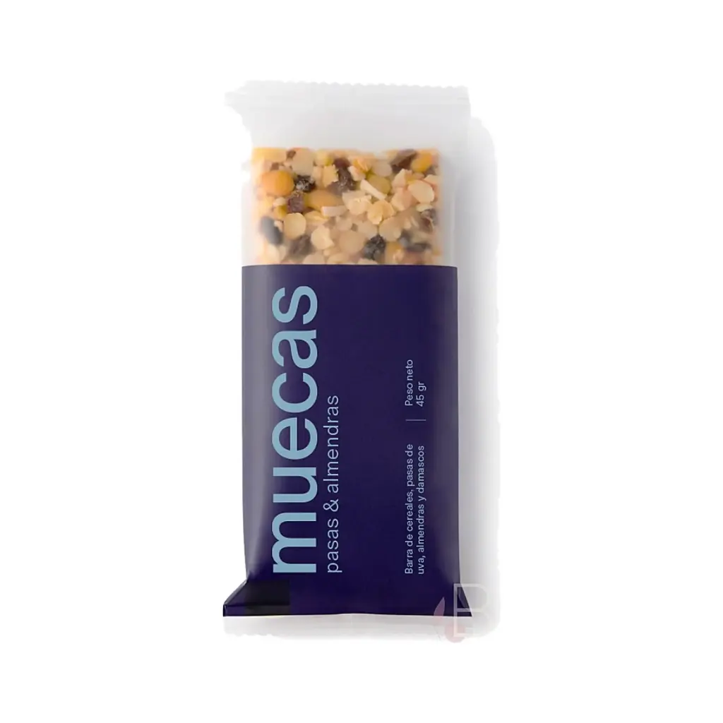 BARRA "MUECAS" PASAS DE UVA 16 UN x 45g Violetta