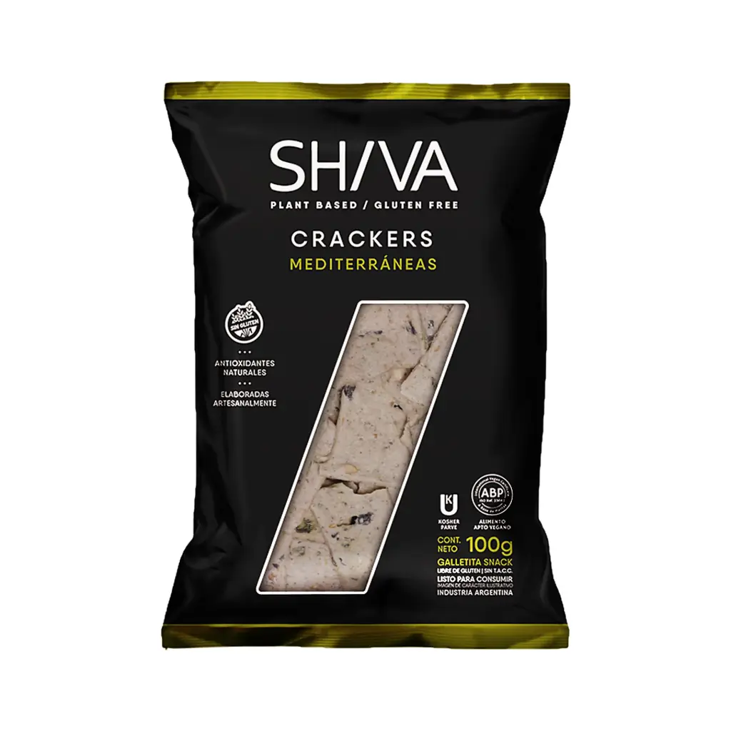 CRACKERS MEDITERRANEAS "SHIVA" x 100G