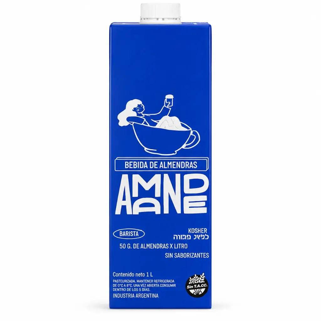LECHE DE ALMENDRAS "AMANDE" BARISTA X LT 