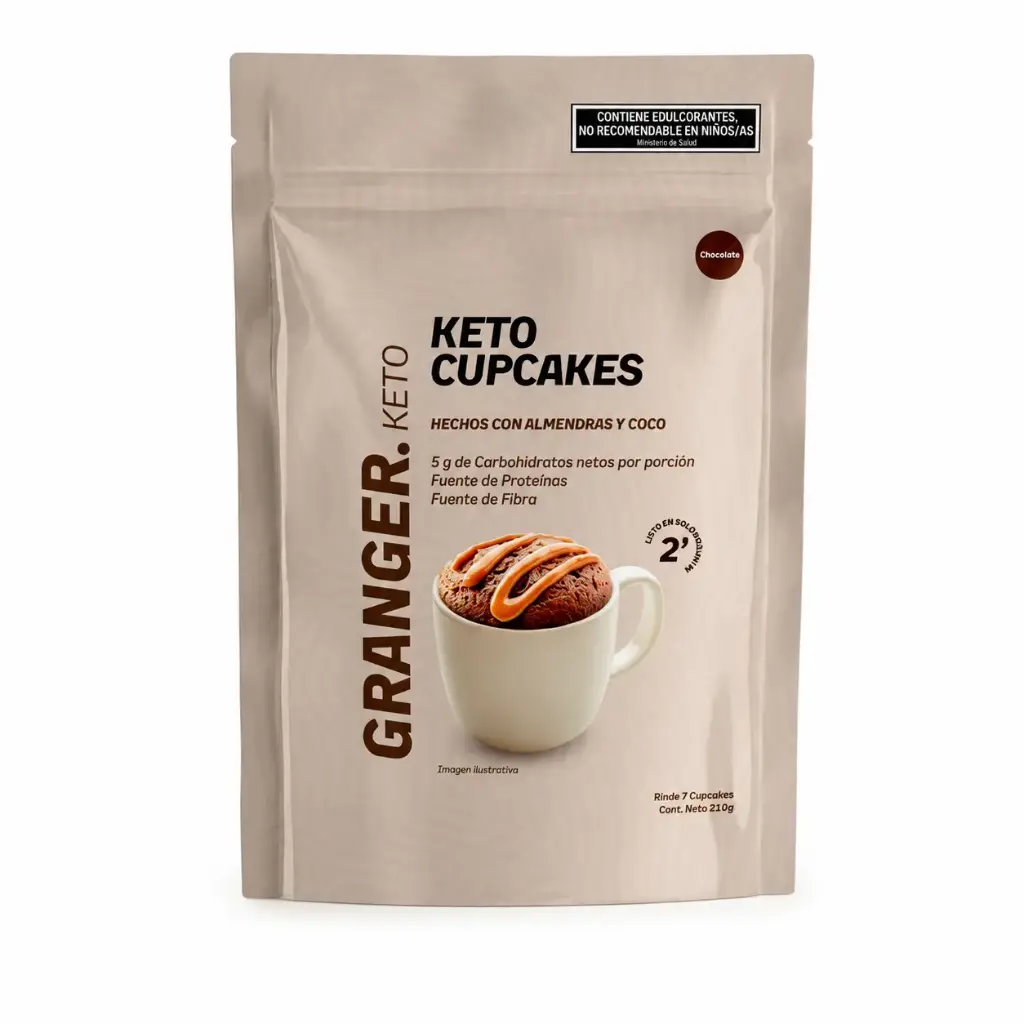 KETO CUPCAKES "GRANGER" CHOCOLATE X 210G 