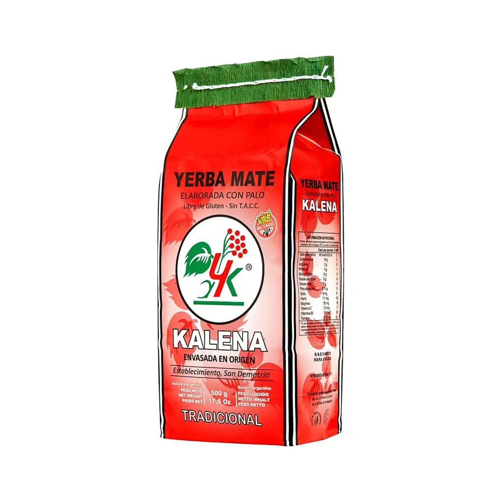YERBA MATE "KALENA" TRADICIONAL ROJA X 500G