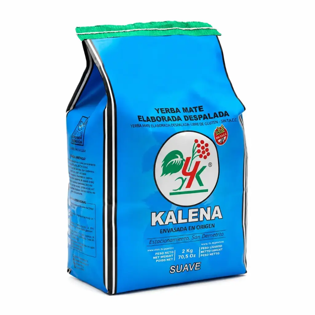 YERBA MATE "KALENA" DESPALDADA AZUL X 2KG