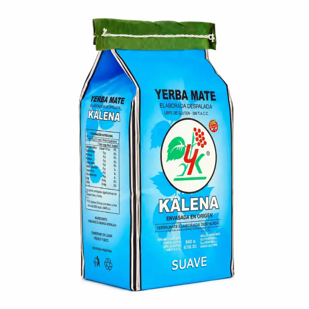 YERBA MATE "KALENA" DESPALDADA AZUL X 500G