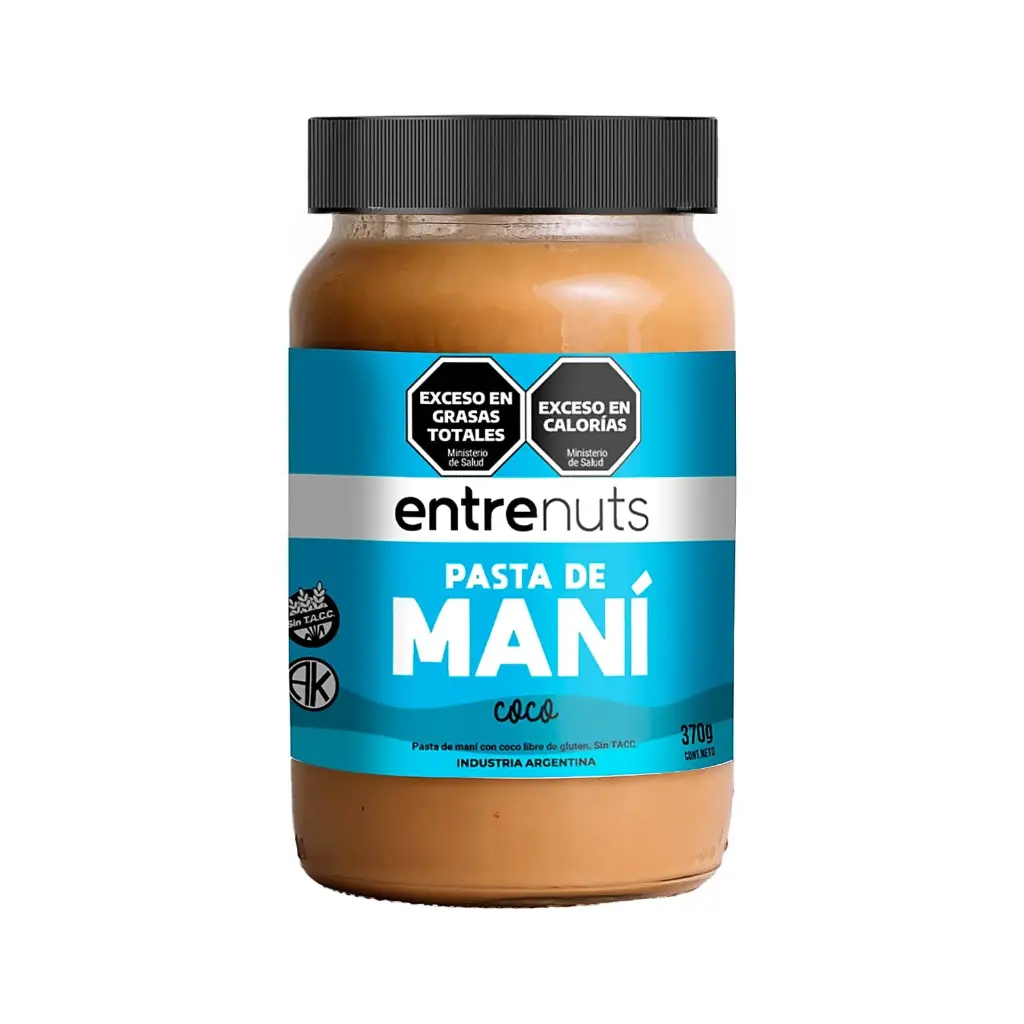 PASTA DE MANI DE COCO "ENTRENUTS" X 370cc