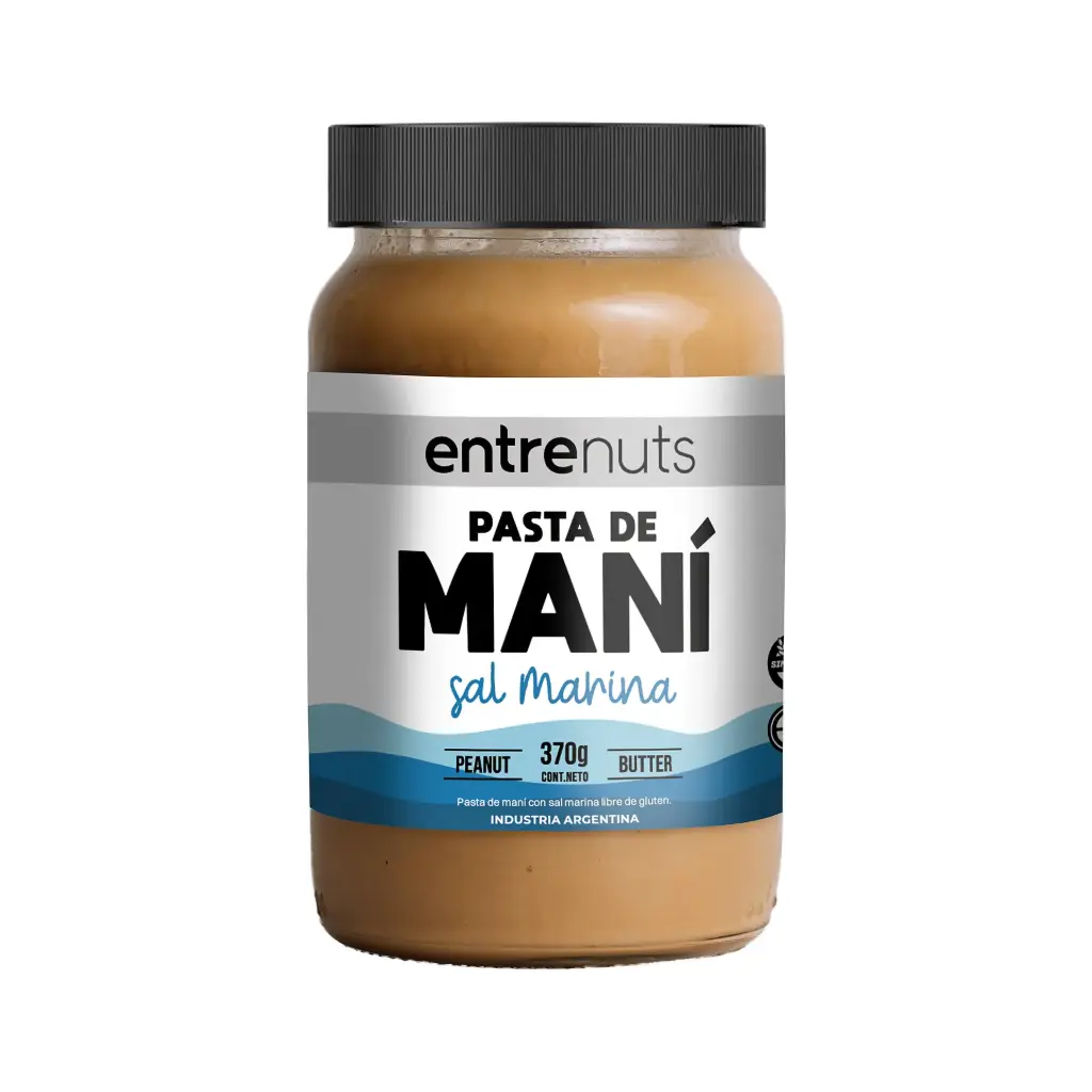 PASTA DE MANI CON SAL MARINA "ENTRENUTS" X 370cc
