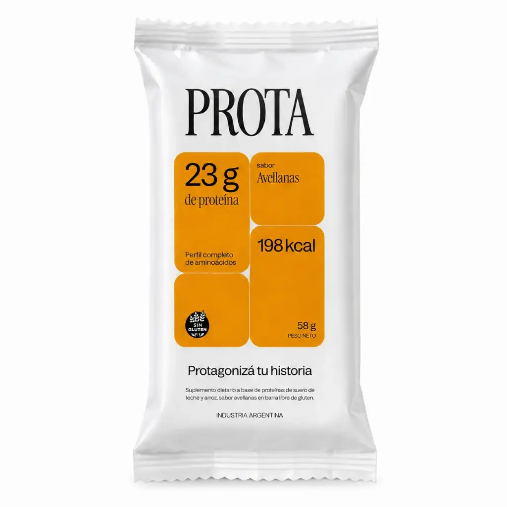BARRA PROTEICA "PROTA" - AVELLANAS 12 UN x 59g