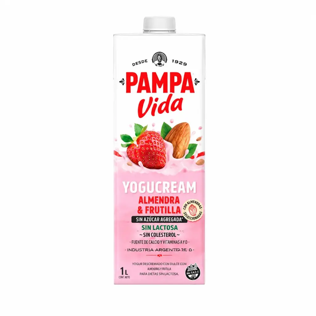 LECHE DE ALMENDRAS PAMPA VIDA YOGUCREAM X LT