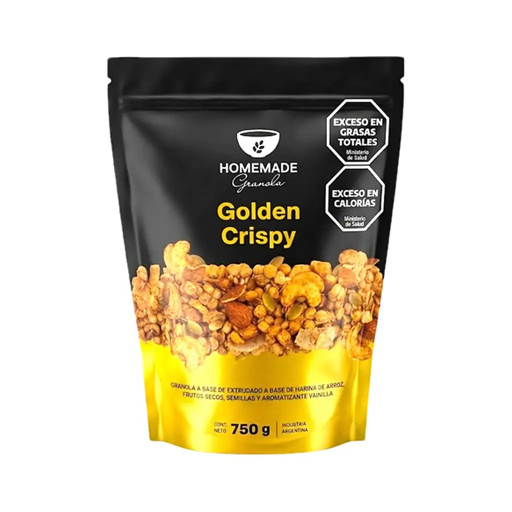 GRANOLA GOLDEN CRISPY HOMEMADE X 750gr