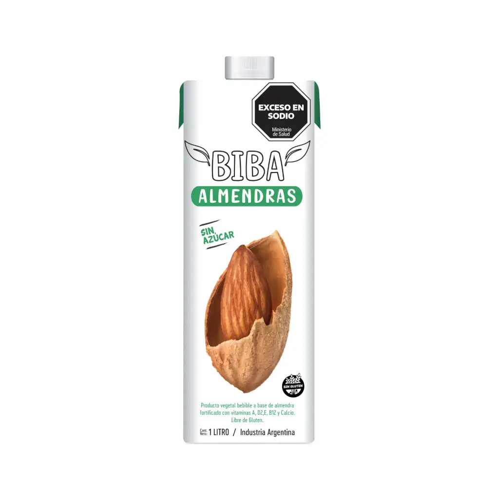 LECHE DE ALMENDRAS "BIBA" ORIGINAL X 1L
