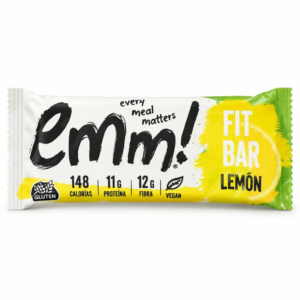 FIT BAR "EMM" SABOR LIMON 10 Unid x 45G