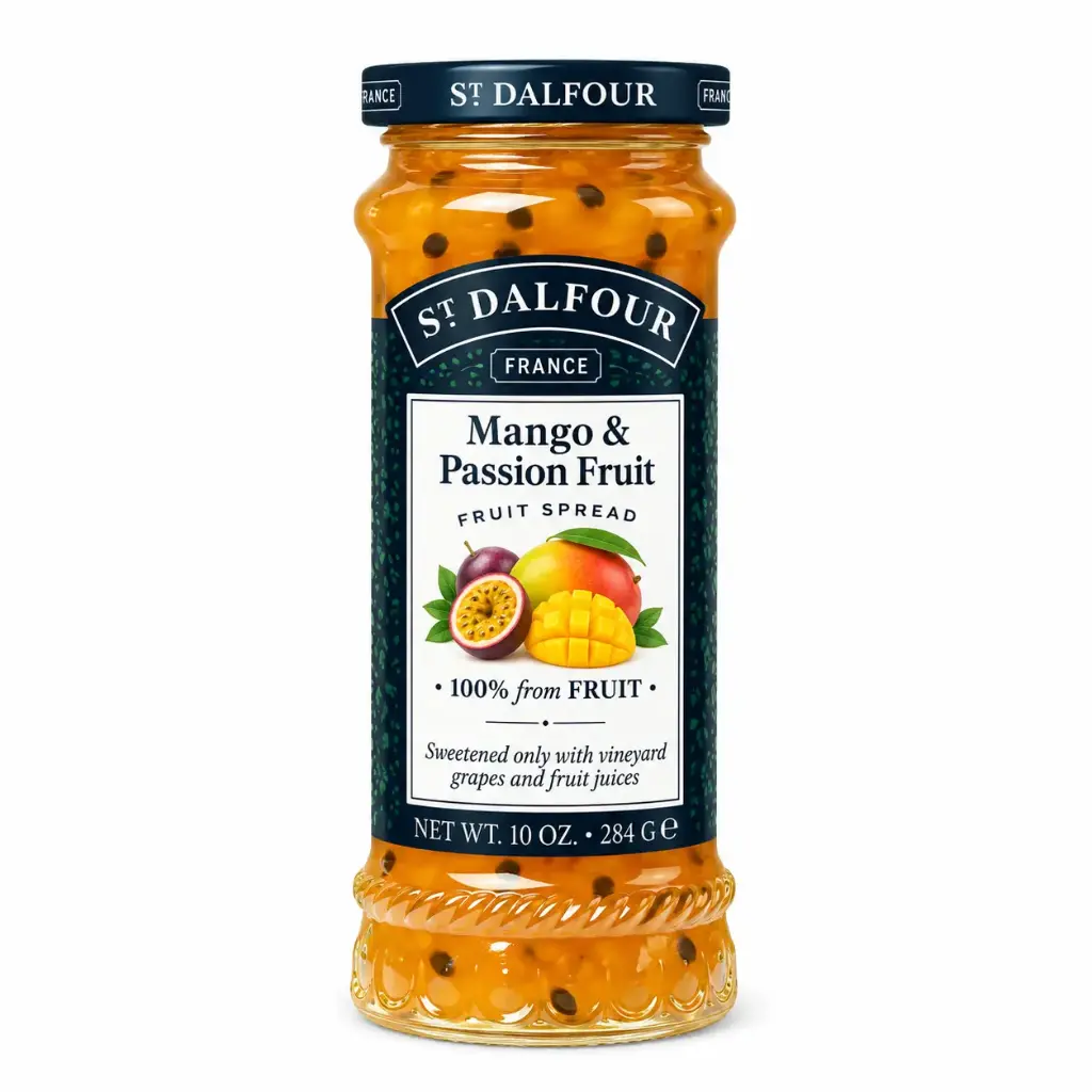 MERMELADA MANGO Y MARACUYA "DALFOUR" X 284G