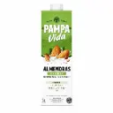 LECHE DE ALMENDRAS PAMPA VIDA SIN AZUCAR  X LT 